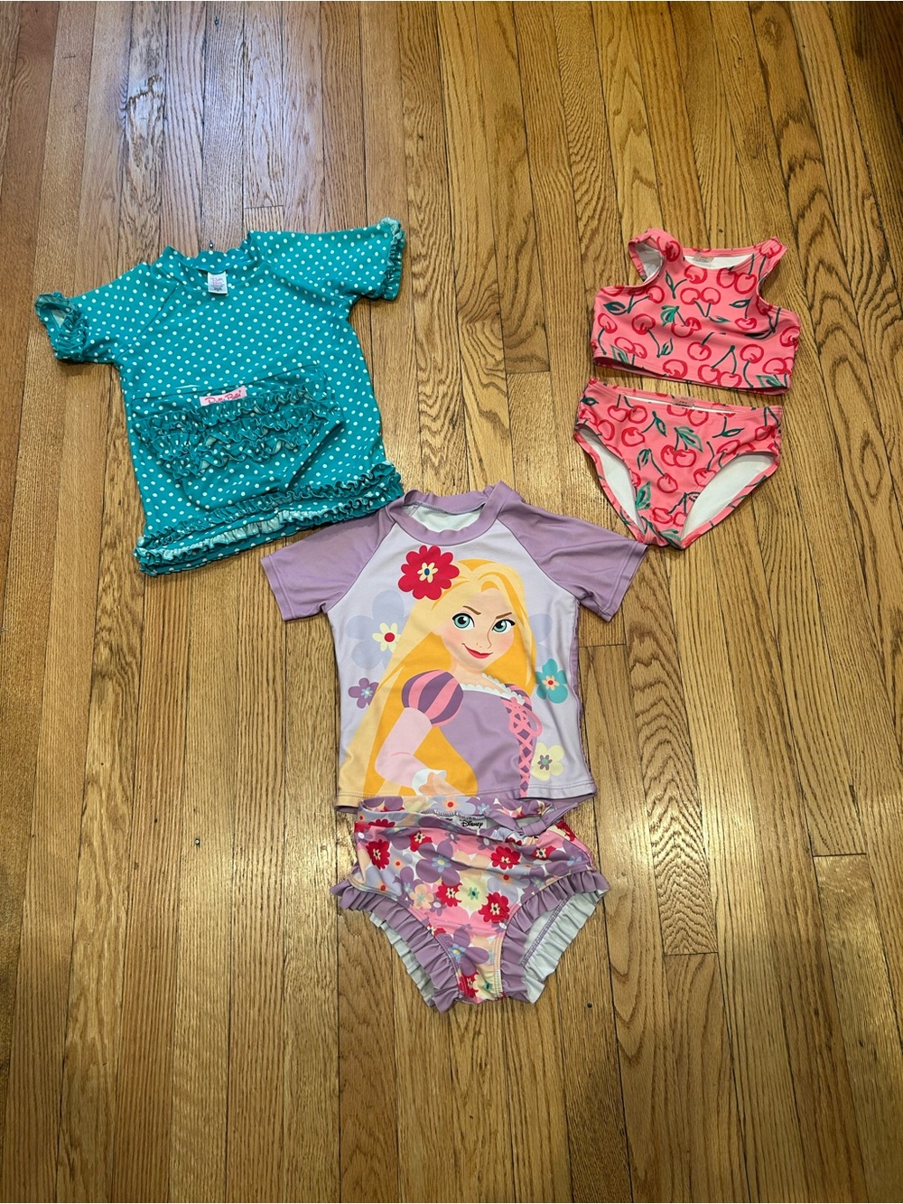 Lot Swimsuits Ruffle Butts Old Navy Disney Girls 6-7